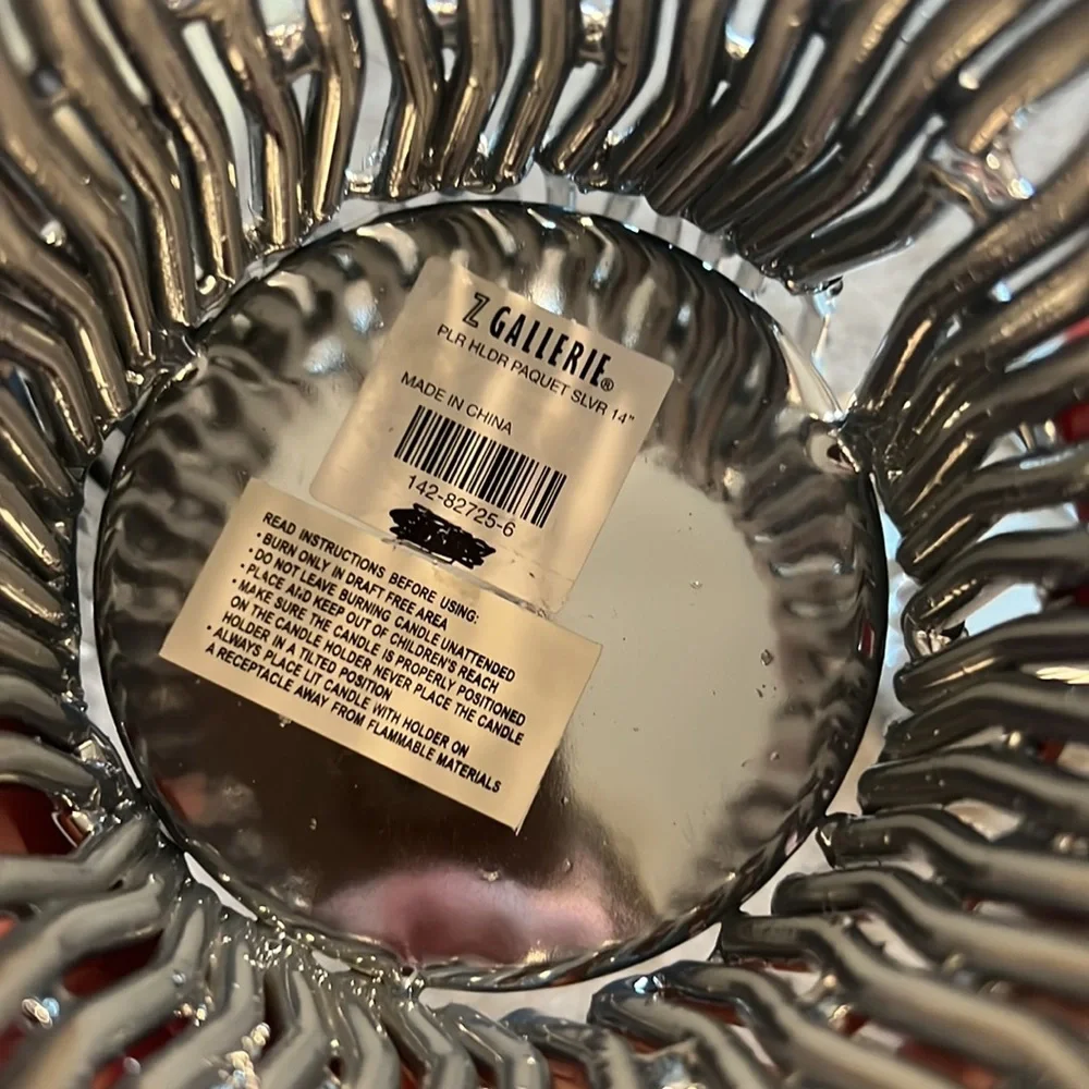 Like new Z gallerie candle holder and picture frame